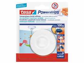 Haczyk samoprzylepny Powerstrips sufitowy, biały TESA
