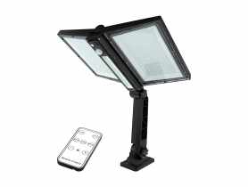 Naświetlacz solarny SMD Led z czujnikiem ruchu Angelo Led PIR 9 W CW czarny STRUHM