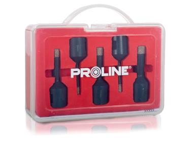 Zdjęcie: Zestaw otwornic diamentowych 5-12 mm - 5 szt., M14, PROLINE