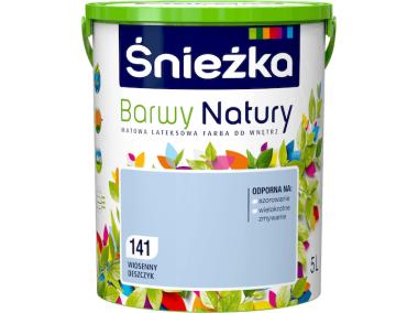 Zdjęcie: Farba Barwy Natury wiosenny deszczyk 141 5L ŚNIEŻKA
