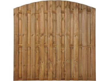 Zdjęcie: Płot pełny Multi z łukiem 180x180 cm brązowy SOBEX