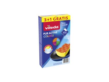 Zdjęcie: Zmywak Pur Active Colors 4 szt. VILEDA