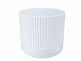 Doniczka z podstawką Nostalgia 16 cm 29402 biały VERDENIA