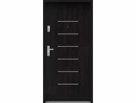 Drzwi wejściowe do mieszkań Bastion A-39 Heban 90 cm prawe ODO KR CENTER