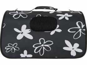 Torba transportowa dla psa i kota Flower duża, czarna ZOLUX