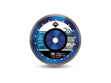Zdjęcie: Tarcza diamentowa do materiałów twardych, obrzeże Turbo Viper TVA 115 Superpro RUBI