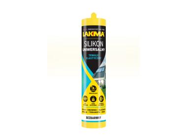 Zdjęcie: Silikon uniwersalny bezbarwny 280 ml LAKMA