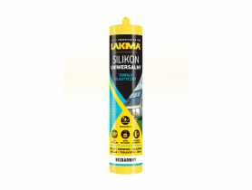 Silikon uniwersalny bezbarwny 280 ml LAKMA