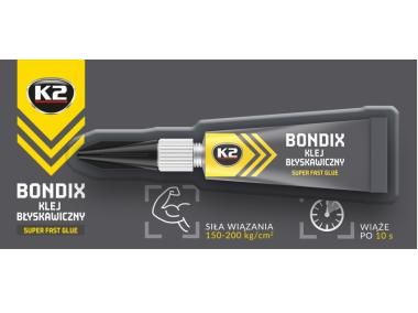 Zdjęcie: Klej błyskawiczny Bondix 3 g K2