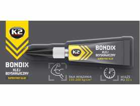 Klej błyskawiczny Bondix 3 g K2