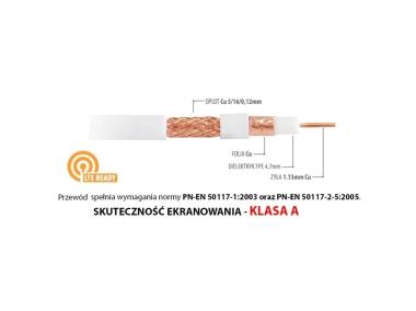 Zdjęcie: Kabel koncentryczny PCC-113 CU+CU+CU HD 200m-rolka LIBOX