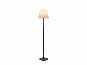 Lampa podłogowa Artemis czarna podstawa, biały abażur ADRILUX