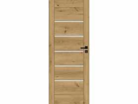 Drzwi wewnętrzne Chicago dąb górski 60 cm prawe pełne pokojowe slim WINDOOR