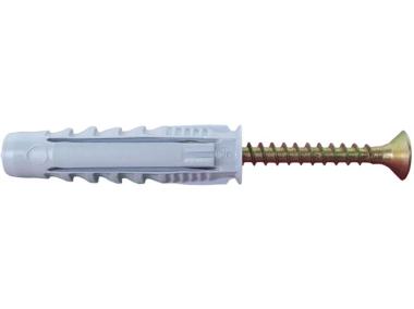 Zdjęcie: Kołek rozporowy uniwersalny z wkrętem rxs-6/4.0x40 - 100 szt. STALCO PERFECT