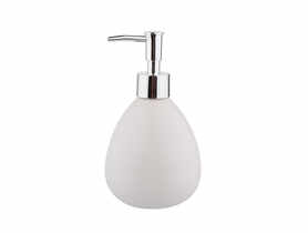 Dozownik do mydła dolomitowy 320 ml kremowy ALTOMDESIGN