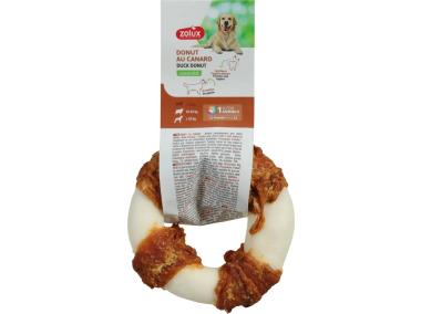 Zdjęcie: Gryzak dla psa donut z kaczką 7 cm ZOLUX