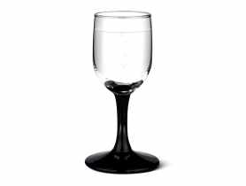 Kieliszek do wódki 35 ml z czarną nóżką ALTOMDESIGN