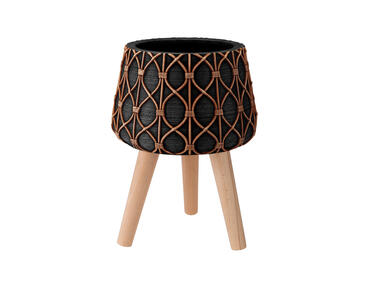Zdjęcie: Donica Boho 21 cm czarna VERDENIA
