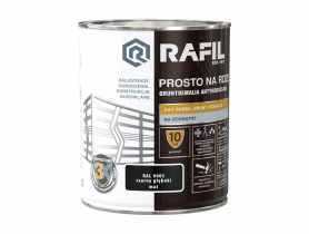 Gruntoemalia prosto na rdzę mat RAL9005 0,75L RAFIL