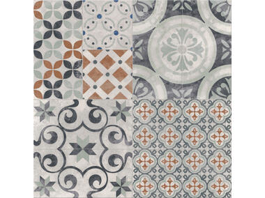 Zdjęcie: Gres szkliwiony g417 patchwork two 42x42 cm CERSANIT