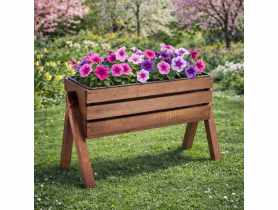 Kwietnik drewniany Koziołeczek z wkładem brązowym TIN TOURS