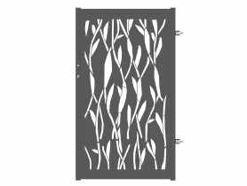 Furtka Melania 0,90 m, 1,50 m, stal ocynk+RAL7016 struktura prawa POLBRAM