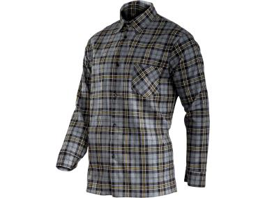 Zdjęcie: Koszula flanelowa szara, 170g/m2, XL, CE, LAHTI PRO