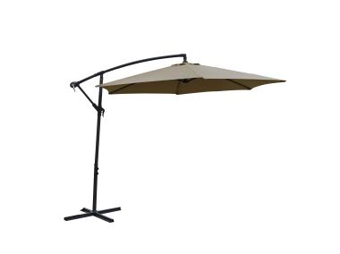 Zdjęcie: Parasol ogrodowy na wysięgniku Korfu 3 m beż VERDENIA