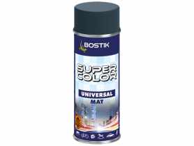 Lakier uniwersalny ogólnego zastosowania Super Color Universal Mat antracytowy RAL 400 ml BOSTIK