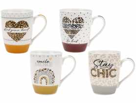 Kubek Elle 340 ml z porcelany New Bone DECOR