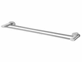Wieszka Side podówjny 2x61 cm satyn-nikiel BISK
