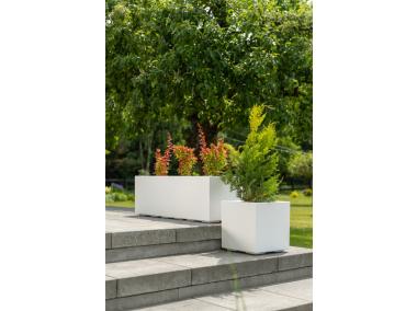 Zdjęcie: Kwietnik Karo 900x300x300 mm beton recycled, kremowy LAMELA