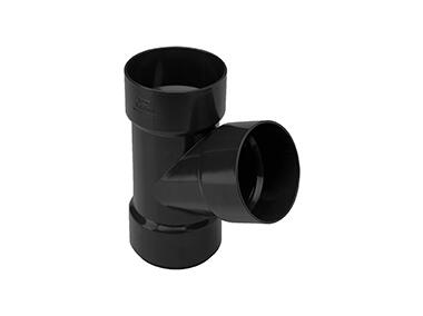 Zdjęcie: Trójnik dwukielichowy Kanion 90/90x67 mm czarny WAVIN