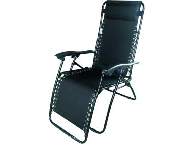 Zdjęcie: Fotel ogrodowy Relax czarny PATIO