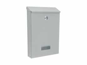 Skrzynka na listy Flavio A4 jasny szary METRO