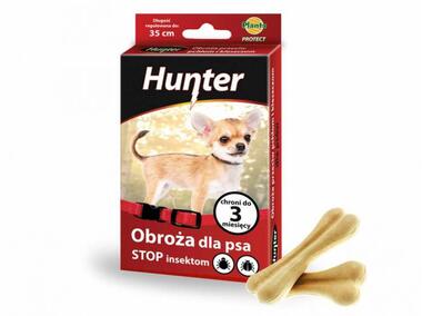Zdjęcie: Obroża dla psa przeciw pchłom i kleszczom 35 cm HUNTER