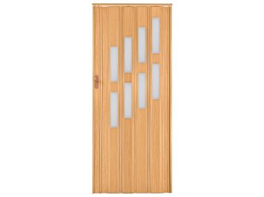 Zdjęcie: Drzwi harmonijkowe ST14A 86x202,5 cm buk STANDOM