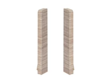 Zdjęcie: Zakończenia do listwy przypodłogowej Masterline zaślepki Cezar 1 kpl. 2 szt. L,P Chalky brown Mat