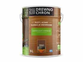 Impregnat do drewna Express Ogród orzech ciemny 9 L DREWNOCHRON