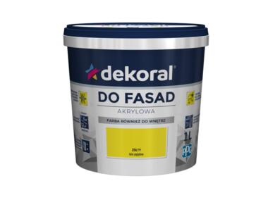 Zdjęcie: Farba fasadowa żółta 1 L Polinit DEKORAL
