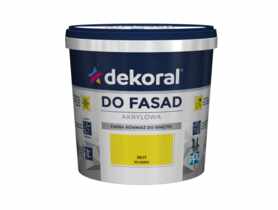 Farba fasadowa żółta 1 L Polinit DEKORAL