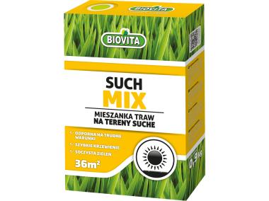 Zdjęcie: Mieszanka nasion traw suchmix 0,9 kg BIOVITA