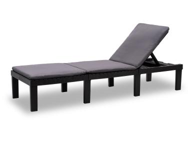 Zdjęcie: Leżak modułowy Haiti 195x78x65 cm z poduszką EUROHIT