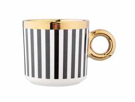 Kubek Palazzo 350 ml dekorowany pasy A ALTOMDESIGN