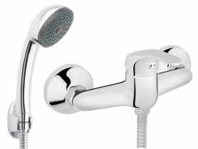 Bateria natryskowa ścienna Basic, chrom FERRO