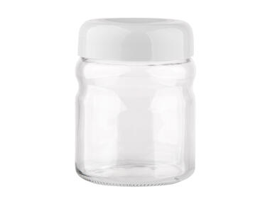 Zdjęcie: Pojemnik szklany z plastikową pokrywą 900ml szary ALTOMDESIGN