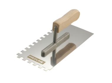 Zdjęcie: Paca nierdzewna 270x130 mm  ząb 10x10 mm rączka drewniana PROLINE