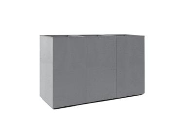 Zdjęcie: Kwietnik Karo 900x300x600 mm beton recycled, szary LAMELA