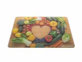 Deska kuchenna Vege 20x30x0,4 cm szklana mała FLORINA
