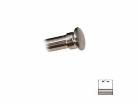 Końcówka karnisza fi 19 mm 2 szt cylinder satyna KARWEL